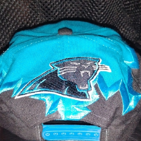 Teal and Black Panthers Logo Cap - Picture 5 of 8